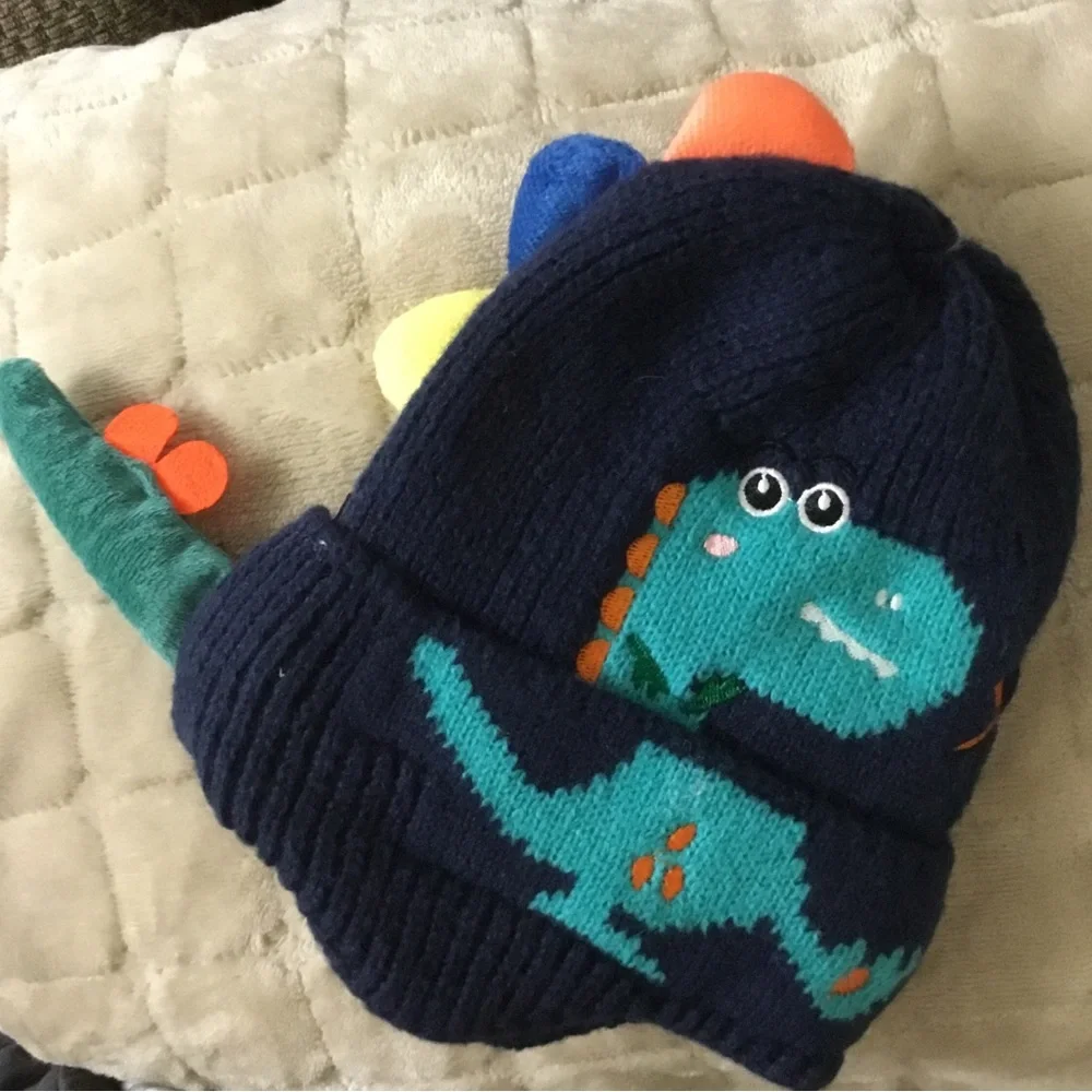 Dinosaur Insulated Winter Beanie Hat